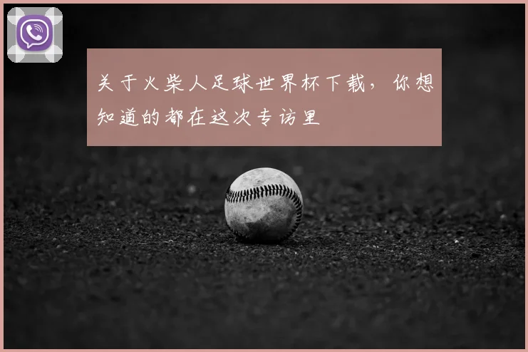 关于火柴人足球世界杯下载，你想知道的都在这次专访里